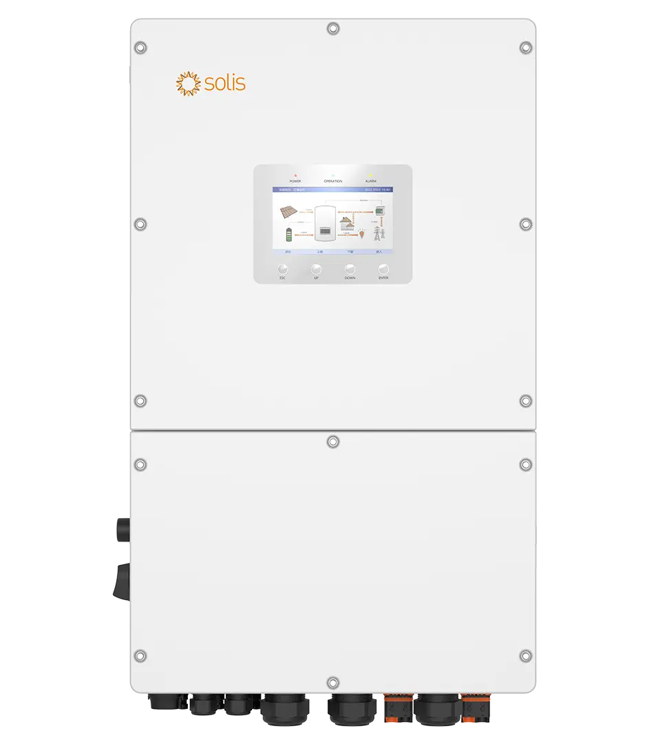Трифазний гібридний інвертор Solis S6-EH3P30K-H, 30 кВт, Високовольтний