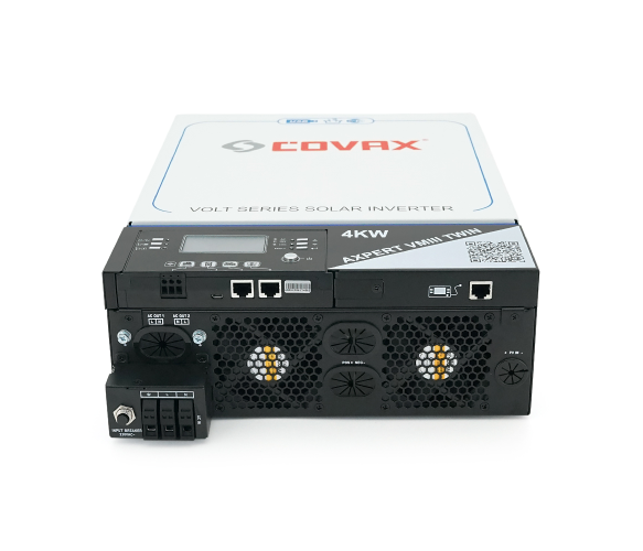 Гібридний сонячний інвертор COVAX AXPERT VM III TWIN 4 кВт (4 кВт, 24 В, WiFi)
