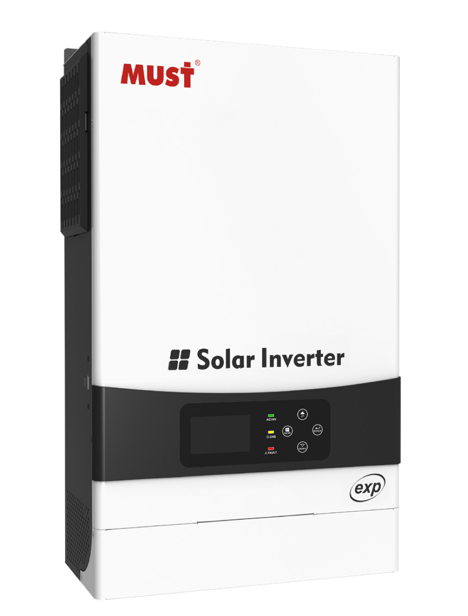 Комплект резервного живлення з інвертором 6 кВт Must PV19-6048 EXP, 48В і Акумулятор 5.12 кВт MUST LiFePO4 LP16-48100 51.2V 100Ah