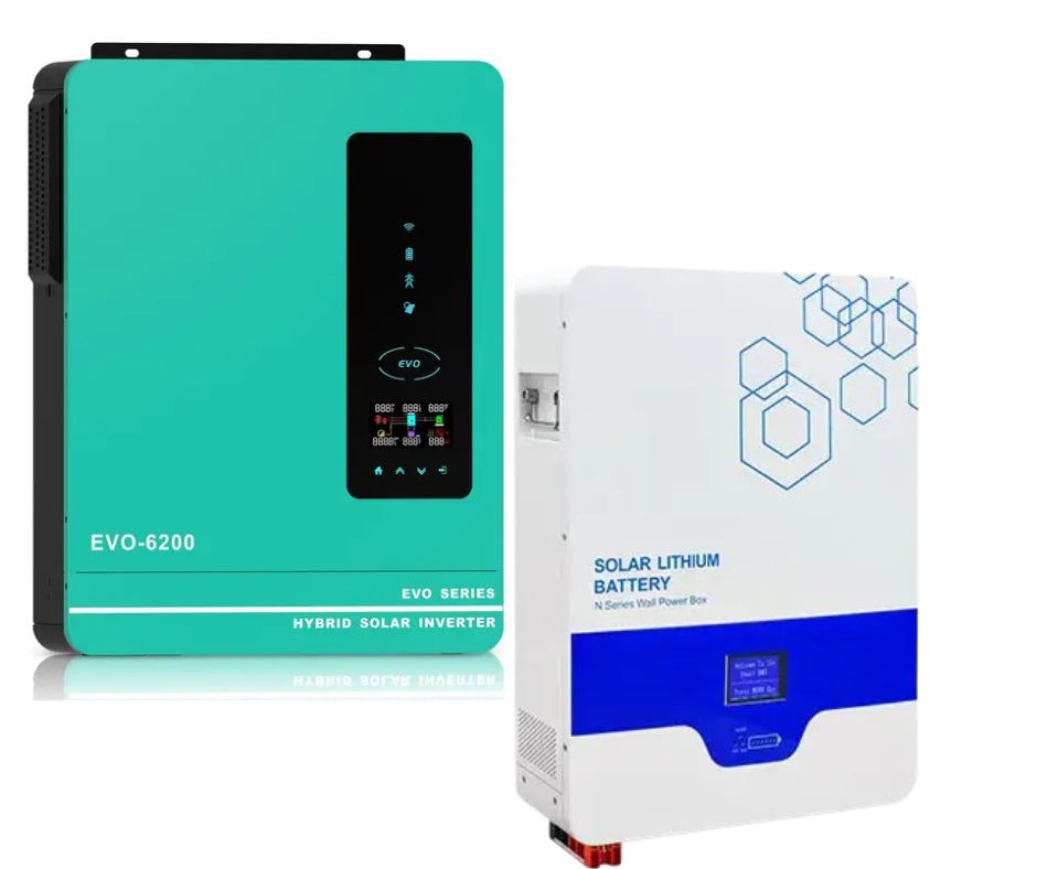 Комплект резервного живлення з інвертором 6.2kW ANERN AN-SCI-EVO 6200W та АКБ ANERN LPB-N-48100, 100 Аг