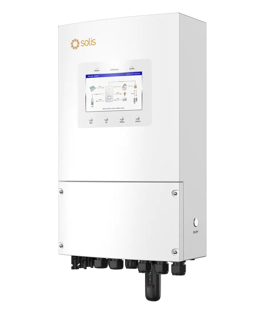 Гібридний інвертор Solis S6-EH1P8K-L-PLUS (8 kW, 1 фаза, 2 MPPT, LV)