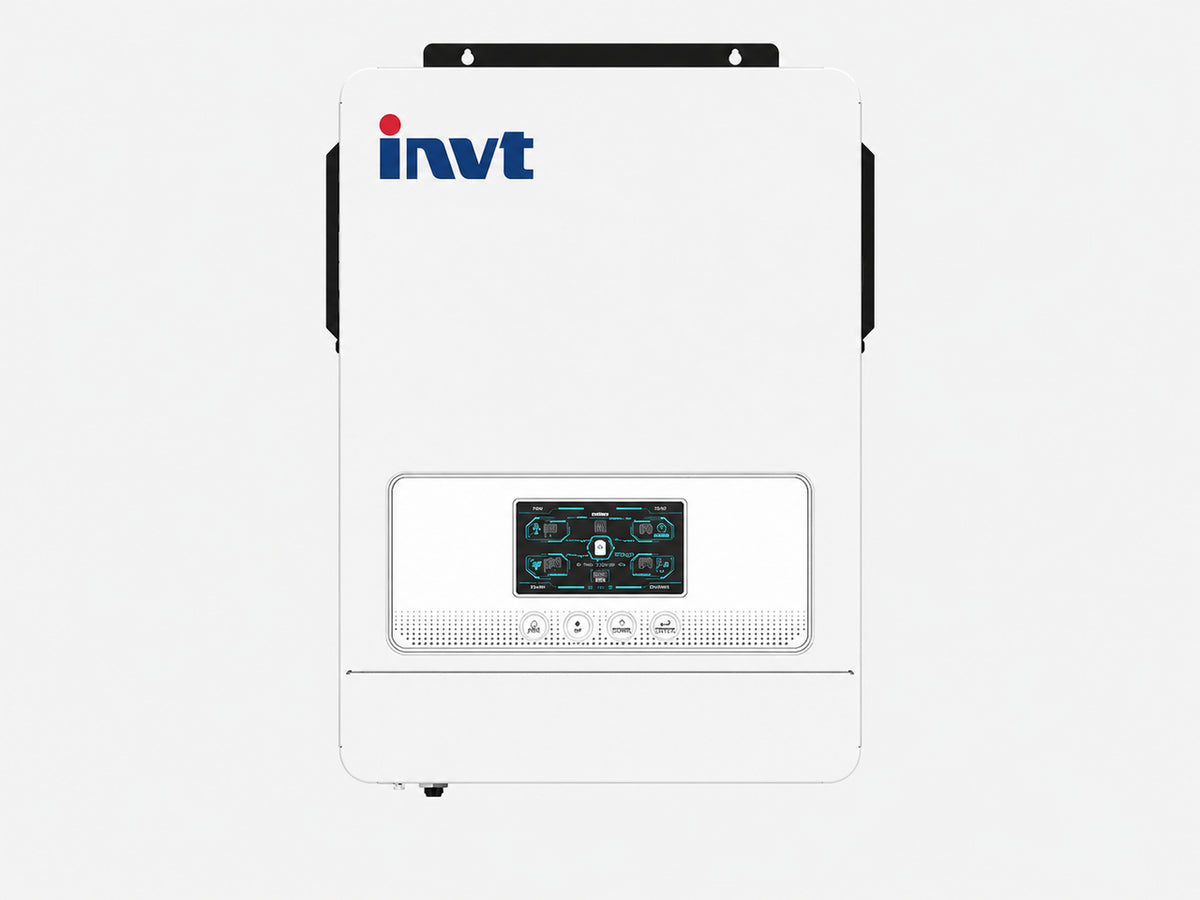 Автономний комплект — Гібридний інвертор INVT XN8248-PRO 8,2 кВт 48 В + Акумулятор INVT GRP5.12-WLV 5,12 кВт·год 51,2 В 100 А·год