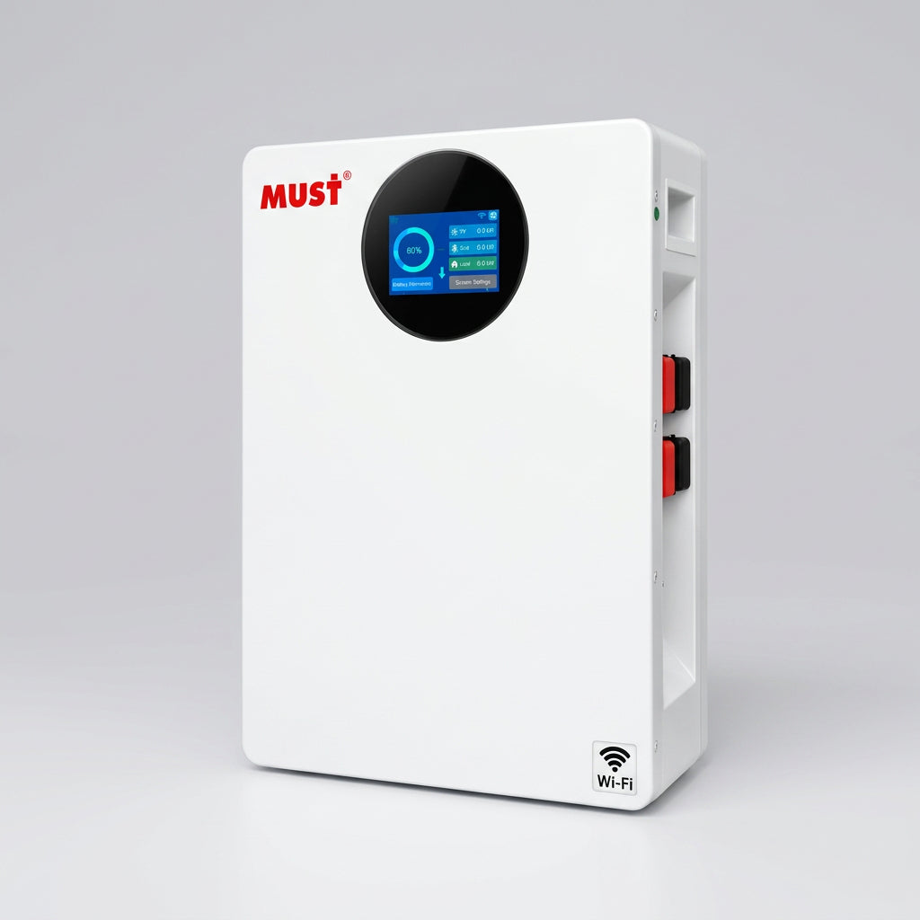 Акумуляторна батарея MUST LP16-48100R 5,12 кВт·год 51,2 В 100 А·год LiFePO4 (Wi-Fi)