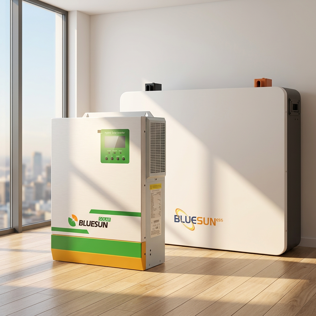 Комплект резервного живлення Bluesun 5,5 кВт — інвертор Bluesun  BSM-5500BLV-48DA + АКБ BSM48200 10,24 кВт·год