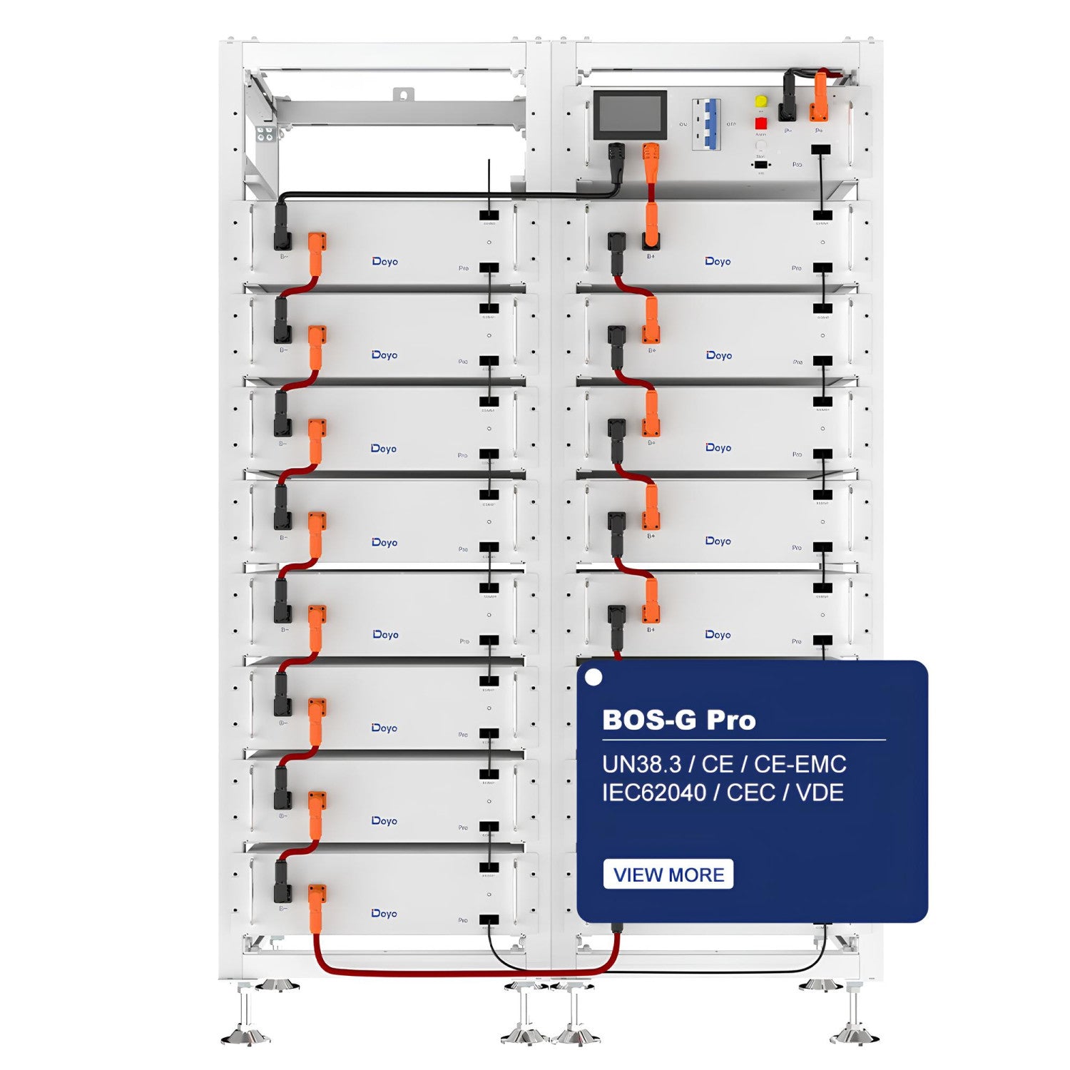 Блок керування та розподілу живлення Deye BOS-G Control Box PDU-2-D (High Voltage HV BMS)
