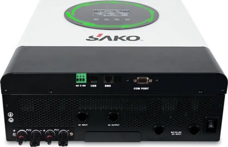 Гібридний сонячний інвертор Sako Sunpolo 8.2 кВт, 48V, 2 MPPT (Wi-Fi)