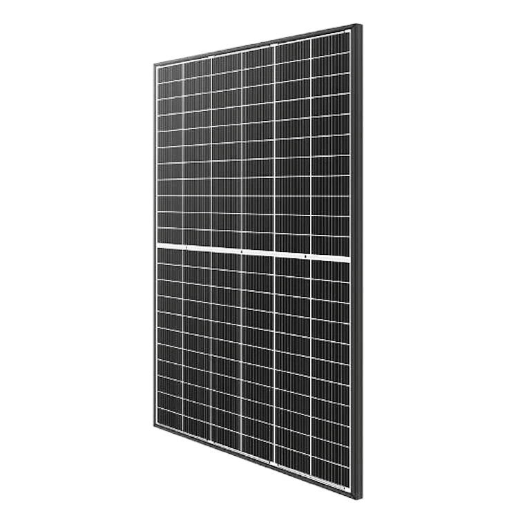 Двостороння сонячна панель Leapton LP182x182-M-72-NB-590W (Fiberglass frame, bifacial подвійне скло)