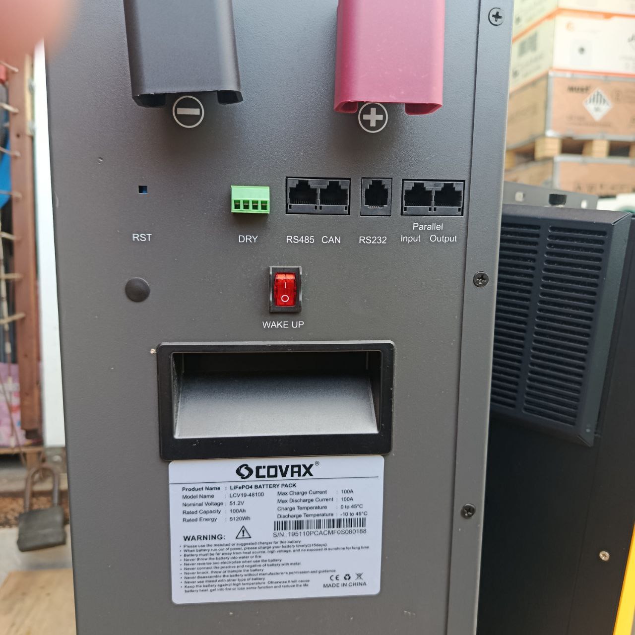 Акумуляторна батарея Covax LCV19-48100 LiFePO4, 51,2V, 100Ah, 5 кВ*г