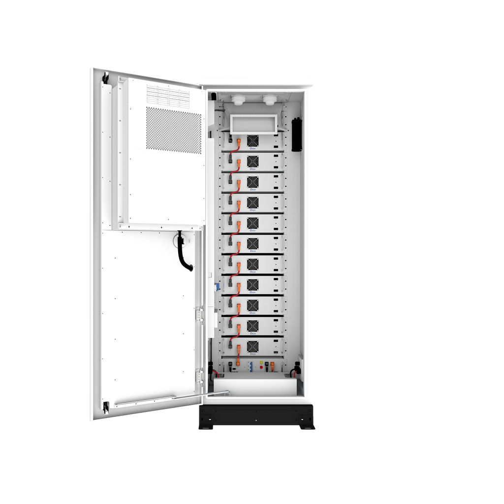 Система зберігання енергії Deye GE-F60, Outdoor Cabinet ESS, (High-Voltage, 60 kW, LiFePO4, 51,2V, 100Ah, 614.4Wh)