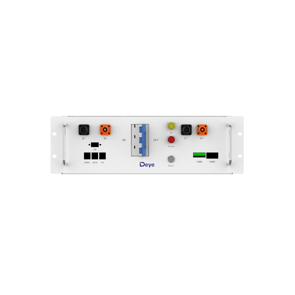 Система зберігання енергії Deye GE-F60, Outdoor Cabinet ESS, (High-Voltage, 60 kW, LiFePO4, 51,2V, 100Ah, 614.4Wh)